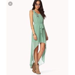 Forever 21/Love 21 Mint High Low Dress